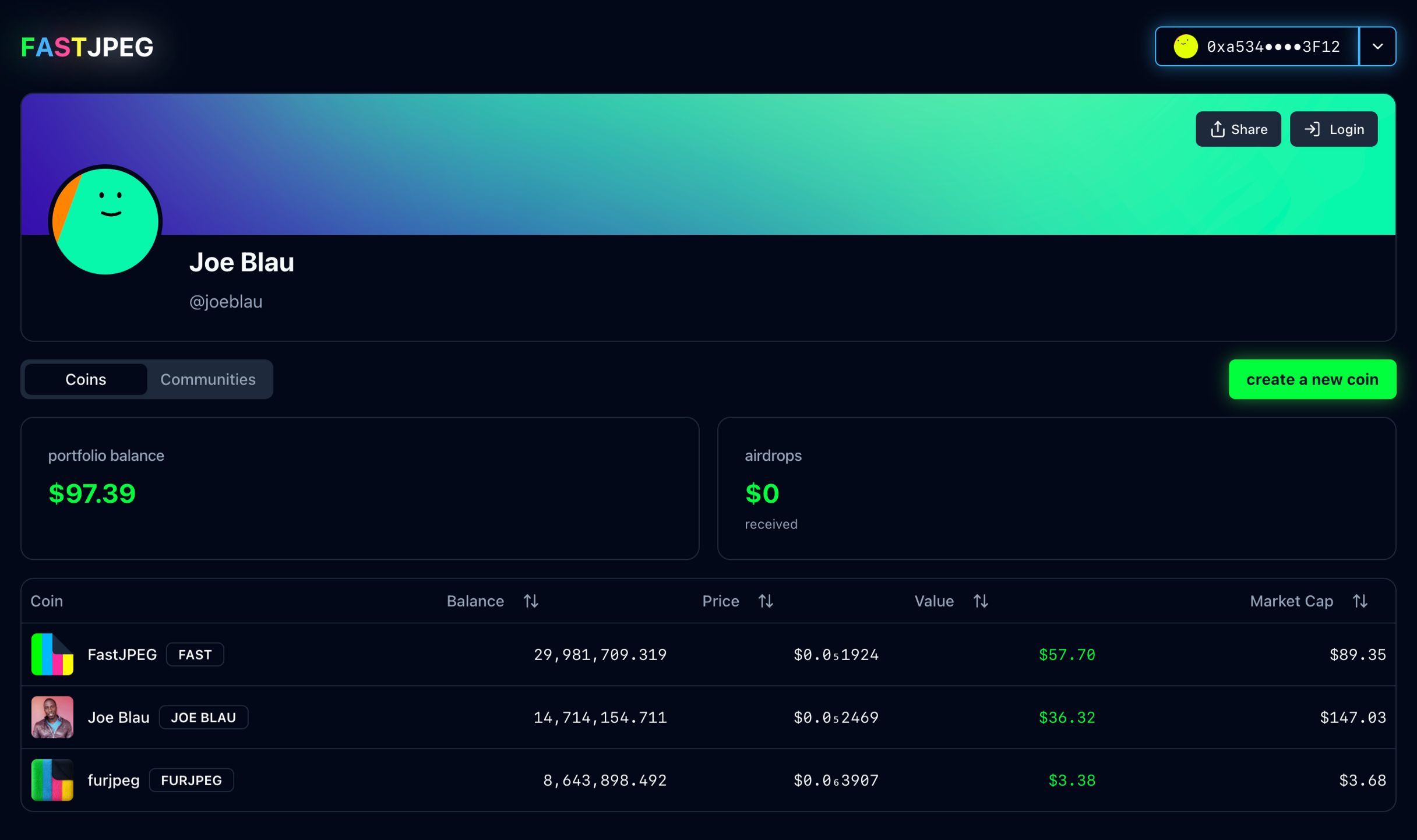 App screenshot